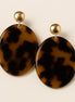 BOUCLES D'OREILLES Léopard