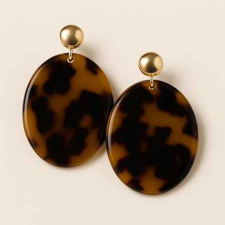 BOUCLES D'OREILLES Léopard