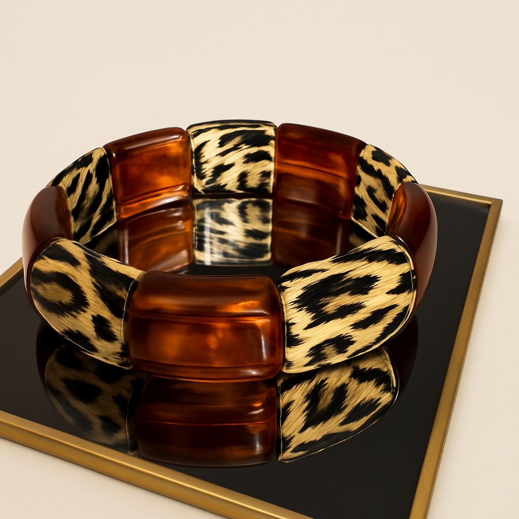 Bracelet léopard