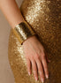 Manchettes dorée élégance