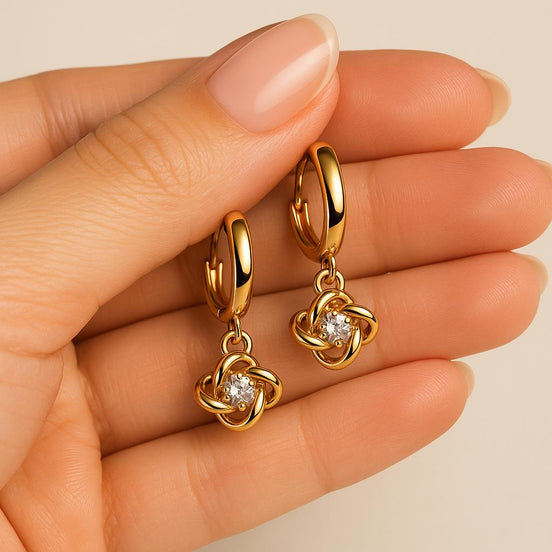 Boucles d'oreilles fleur