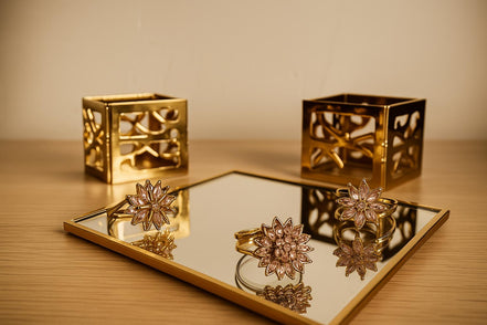 Bague Rotative fleur