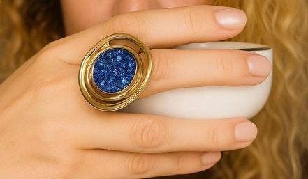 Bague Pierre Bleu