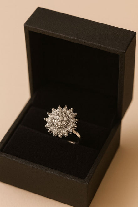 Bague Rotative fleur