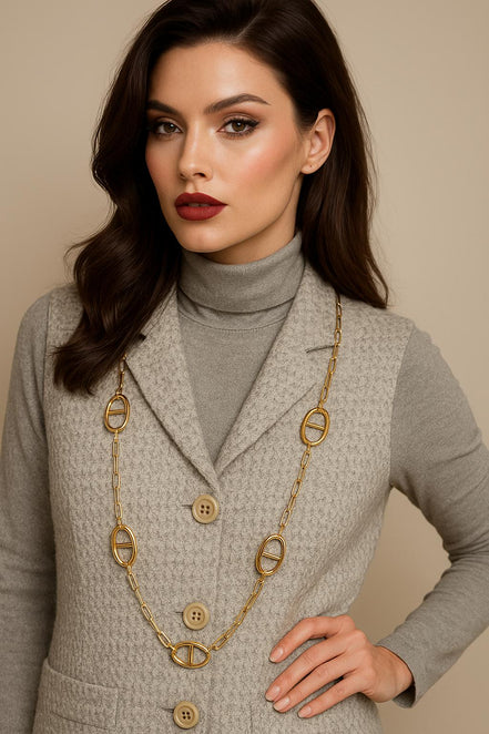 Sautoir graine de café